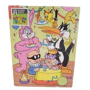 Vintage Looney Tunes Puzzle 1990 Bugs Bunny Tweety Bird Porky Pig NEW
